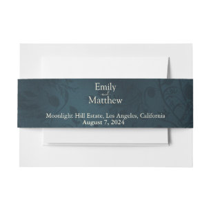 Victorian Gothic Elegance Invitation Belly Band