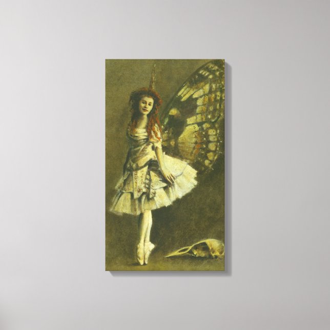 Victorian Gothic Fairy Wrapped Canvas (Front)