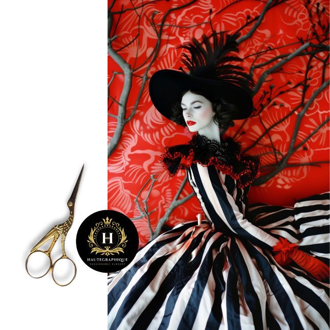 Victorian Gothic Fashion Decoupage Tissue Paper (Creator Uploaded)