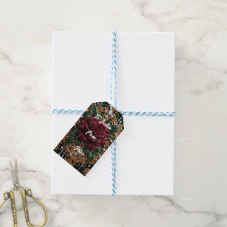 Victorian Gothic Floral Gift Tags