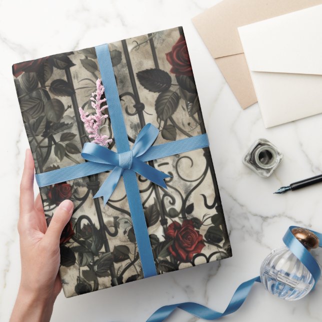 Victorian Gothic Garden Pattern Wrapping Paper (Gifting)