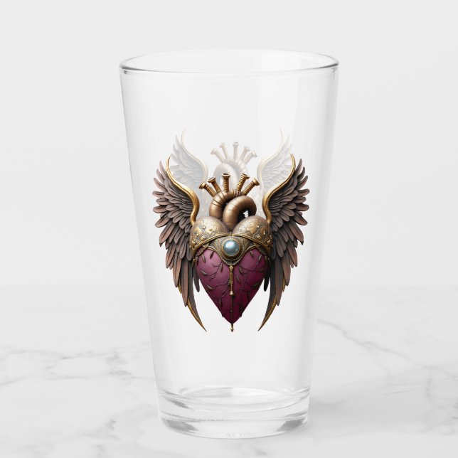 Victorian Gothic Wedding Collection Glass (Front)