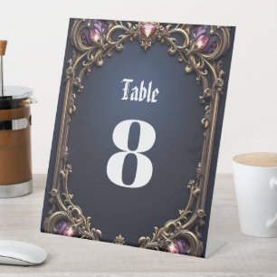 Victorian Gothic Wedding Collection Pedestal Sign