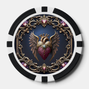 Victorian Gothic Wedding Collection Poker Chips