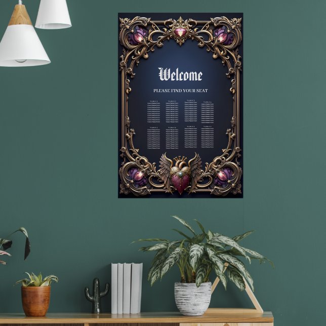 Victorian Gothic Wedding Collection Poster (Living Room 1)