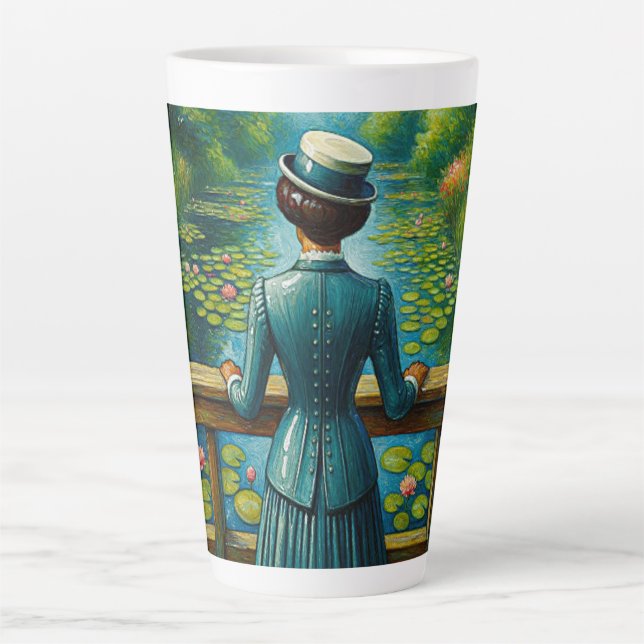 Victorian Grace at the Water’s Edge Latte Mug (Front)