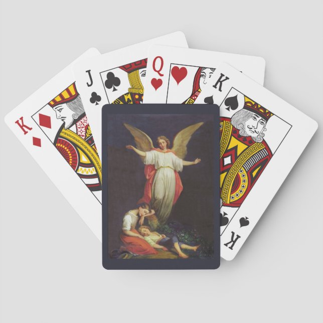 Victorian Guardian Angel Playing Cards (Back)