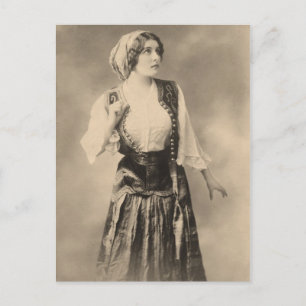 Victorian Gypsy Postcard