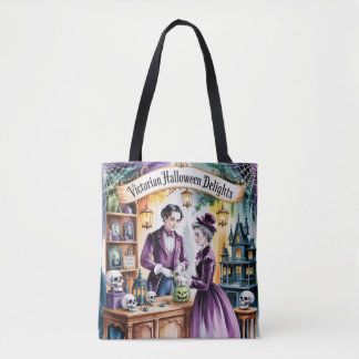 Victorian Halloween Delight, Apothecary Halloween  Tote Bag