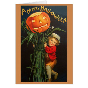 Victorian Hallowe'en Greeting Card