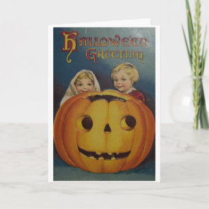 Victorian Halloween Greeting Card