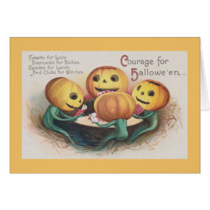 Victorian Halloween Greeting Card