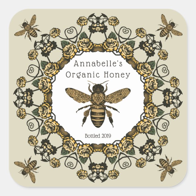 Victorian Honey Label Personalise (Front)