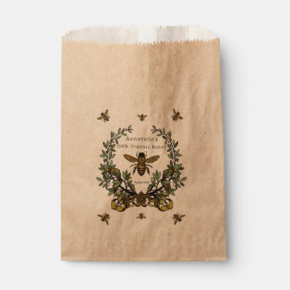 Victorian Honey Label Personalise Favour Bags