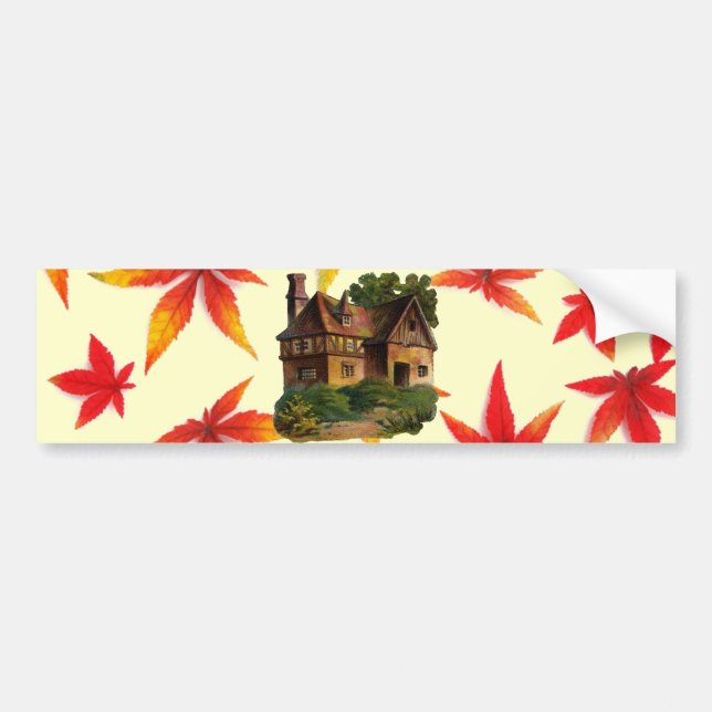 Victorian House Bumper Sticker (Front)