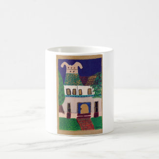victorian house coffee mug