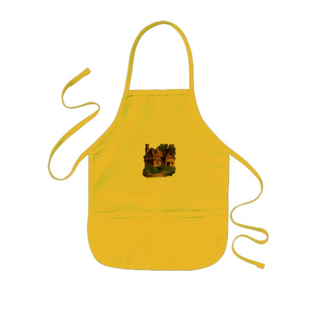 Victorian House Kids Apron (Front)