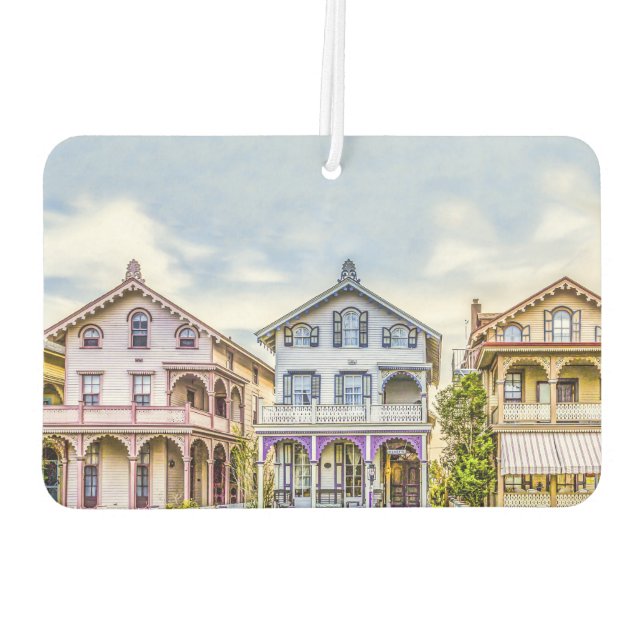 Victorian House Row Air Freshener (Back)