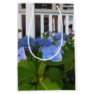 Victorian Hydrangea and Porch - Martha's Vineyard  Medium Gift Bag