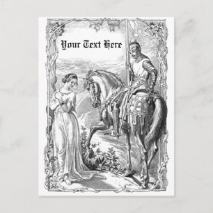 Victorian Knight Postcard