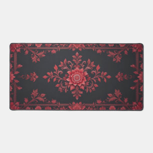 Victorian Lace Desk Mat   Gothic Floral Mousepad  