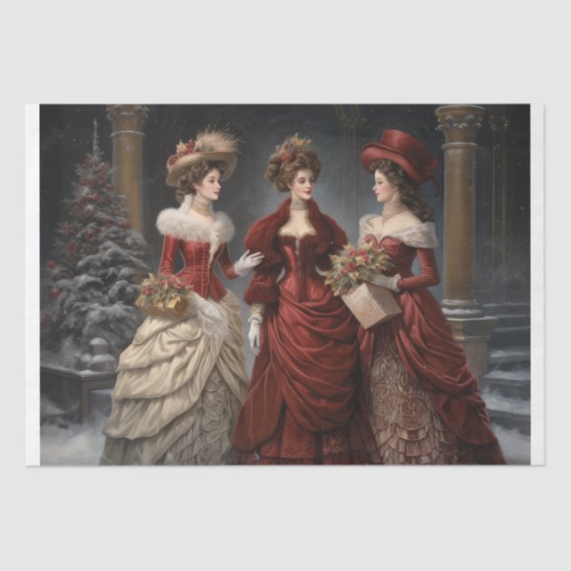 Victorian Ladies Tissue Paper (Front)