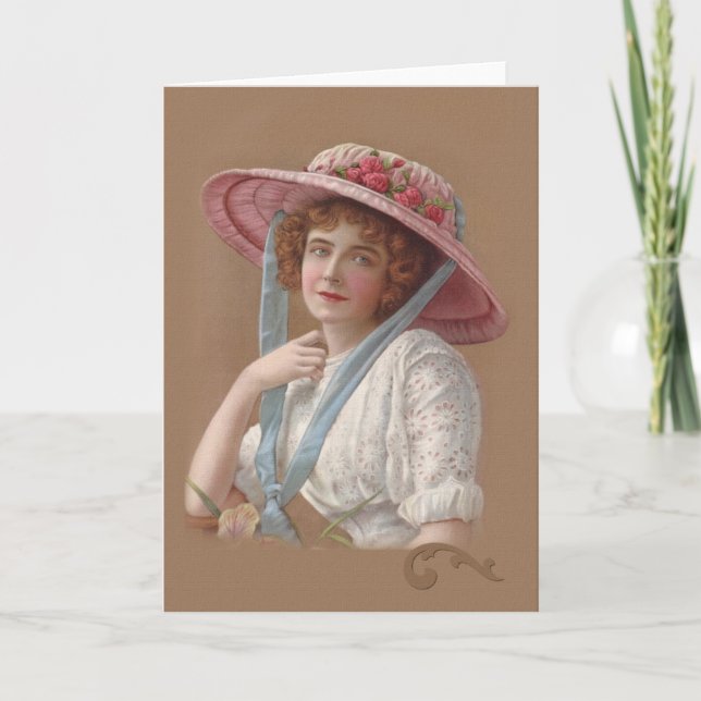 Victorian Lady General Purpose Greeting Card (Front)