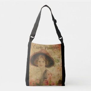 Victorian Lady In Paris Design Tote Bag