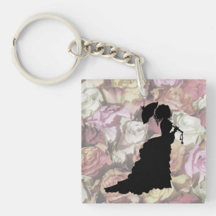 Victorian Lady Key Ring