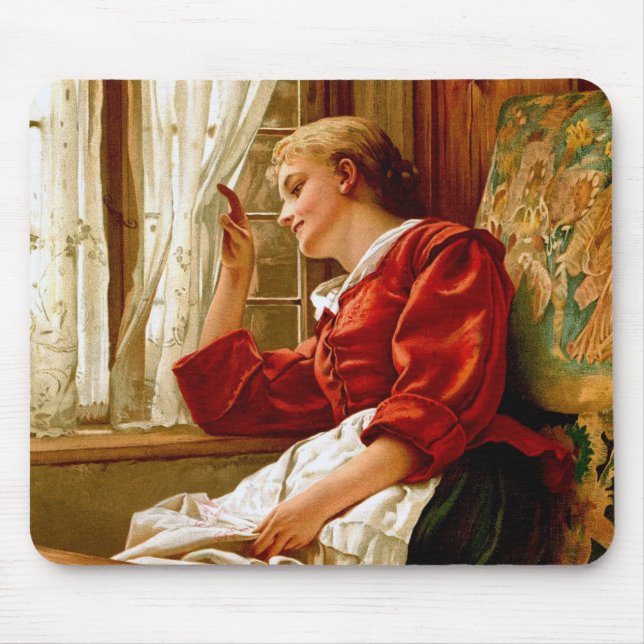 Victorian Lady Mousepad (Front)