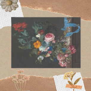 Victorian Lady Umbrella Decoupage Tissue Paper