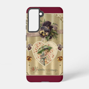 Victorian Lady Vintage Valentine Samsung Galaxy Case
