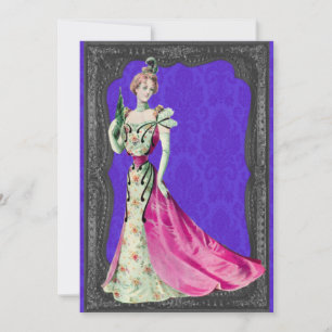 Victorian Lady Wedding Invitations