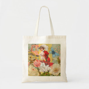 Victorian Lady Woman Fun Carriage Tote Bag