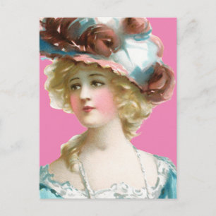 VICTORIAN LADY WOMAN POSTCARD