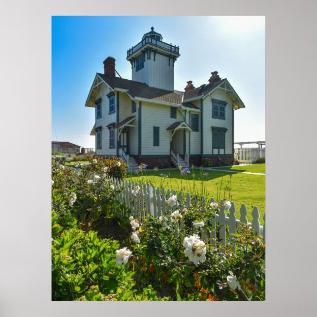 Victorian Lightkeeper’s Home (Historic Lighthouse Poster (Front)