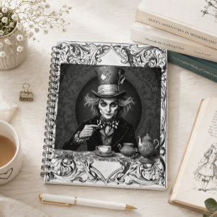 Victorian Mad Hatter Gothic Inspired Vintage Notebook