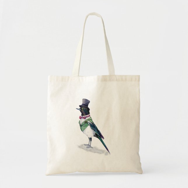 Victorian Magpie Bird Tote Bag (Front)