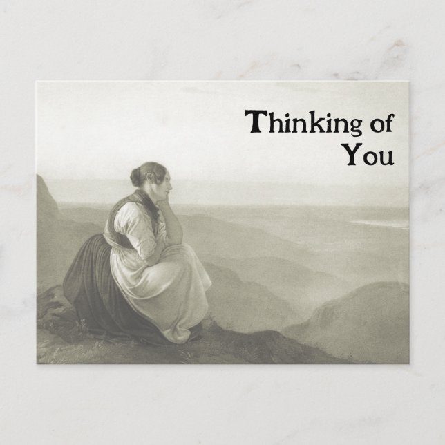 Victorian Maiden Postcard (Front)