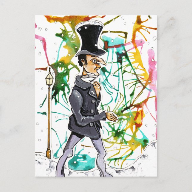 Victorian Man Postcard (Front)