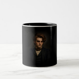 Victorian Man Two-Tone Coffee Mug