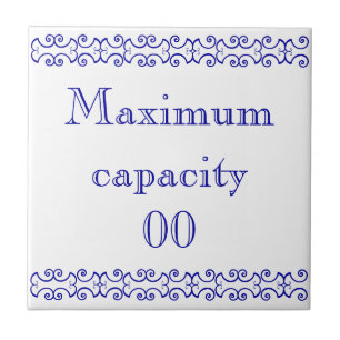 Victorian Maximum Capacity Sign Tile