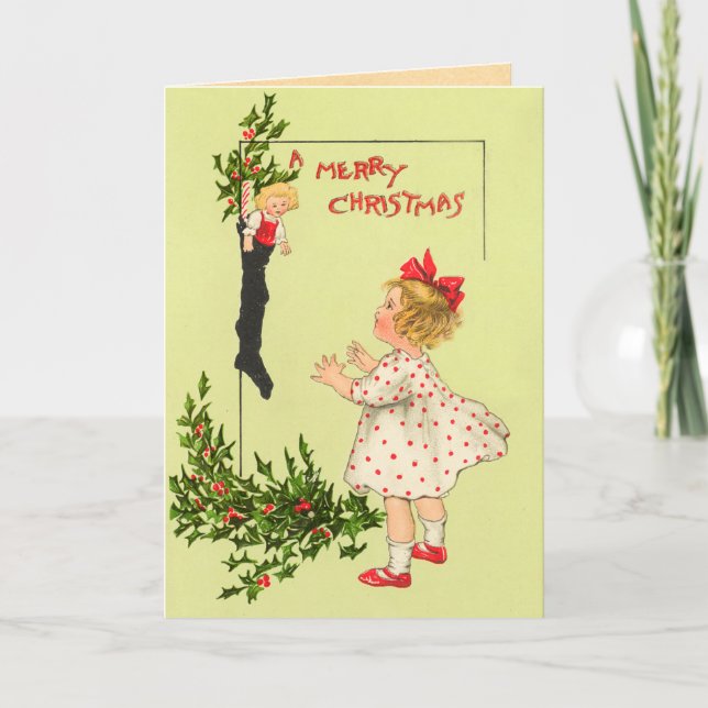 Victorian Merry Christmas Card (Front)