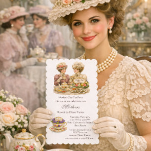 Victorian Mother's Day Tea  Party       Invitation