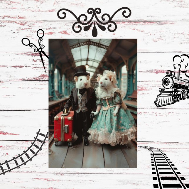 Victorian Mouse Couple Train Station (Creator Uploaded)