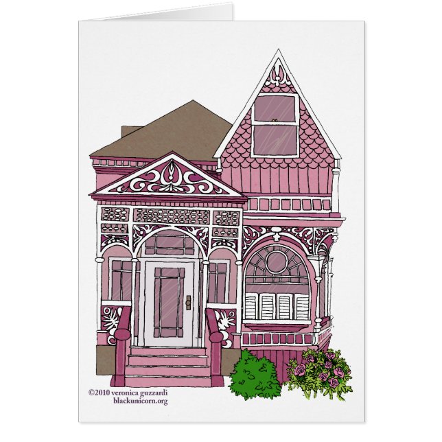 Victorian "Painted Lady" - pink (Front)