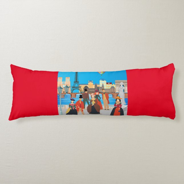 Victorian Paris Body Cushion (Front)