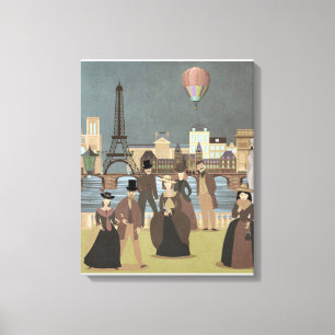 Victorian Paris Canvas Print