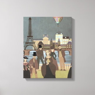 Victorian Paris Canvas Print