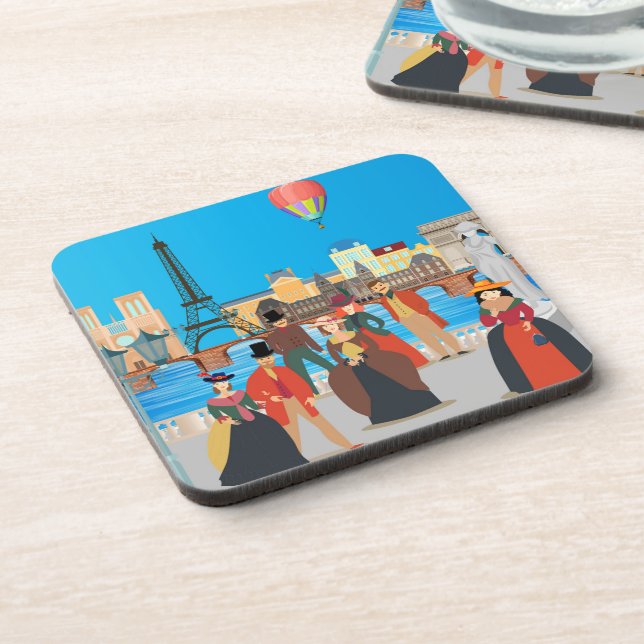 Victorian Paris Coaster (Left Side)